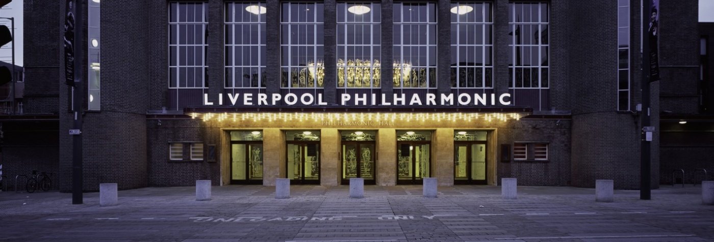 <span>Liverpool</span><span>Philharmonic
Hall</span>